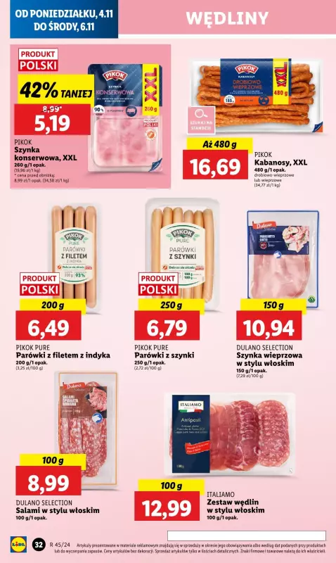 Lidl - gazetka promocyjna Oferta od poniedziałku od poniedziałku 04.11 do środy 06.11 - strona 36