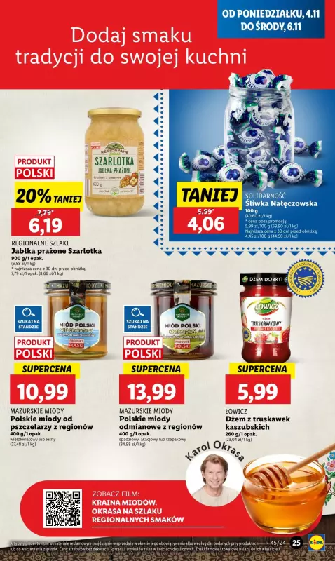 Lidl - gazetka promocyjna Oferta od poniedziałku od poniedziałku 04.11 do środy 06.11 - strona 29