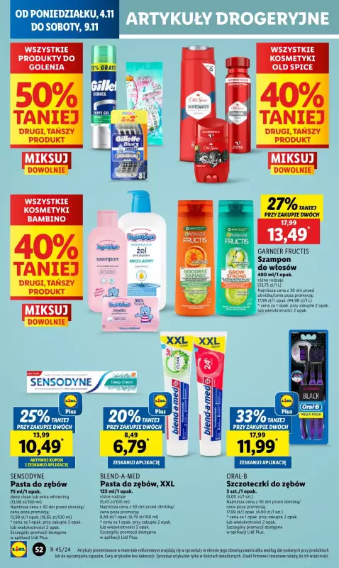 Lidl - gazetka promocyjna Oferta od poniedziałku od poniedziałku 04.11 do środy 06.11 - strona 58