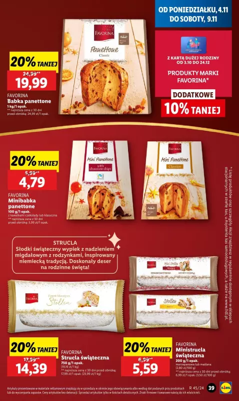 Lidl - gazetka promocyjna Oferta od poniedziałku od poniedziałku 04.11 do środy 06.11 - strona 43