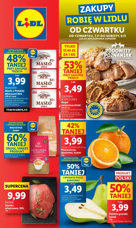 Lidl - gazetka promocyjna Oferta od czwartku od czwartku 07.11 do soboty 09.11