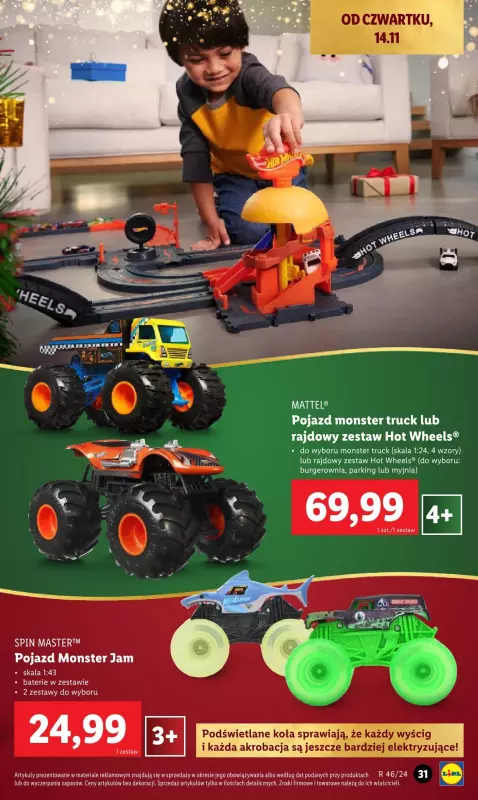 Lidl - gazetka promocyjna Katalog zabawek od soboty 02.11 do wtorku 24.12 - strona 31