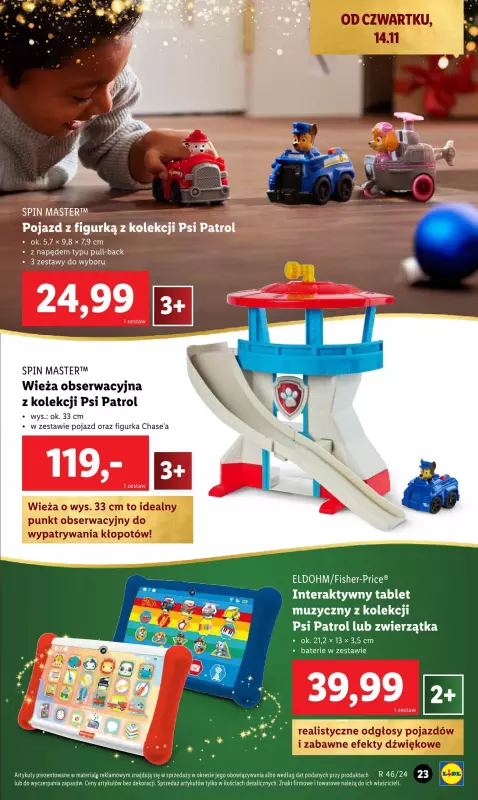 Lidl - gazetka promocyjna Katalog zabawek od soboty 02.11 do wtorku 24.12 - strona 23