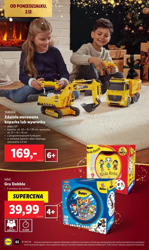 Lidl - gazetka promocyjna Katalog zabawek od soboty 02.11 do wtorku 24.12 - strona 62