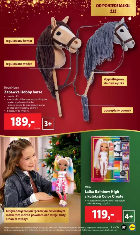 Lidl - gazetka promocyjna Katalog zabawek od soboty 02.11 do wtorku 24.12 - strona 57