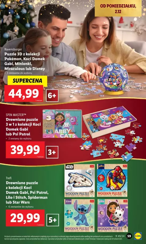 Lidl - gazetka promocyjna Katalog zabawek od soboty 02.11 do wtorku 24.12 - strona 59