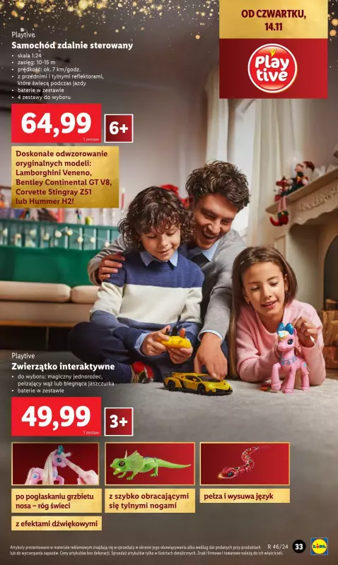 Lidl - gazetka promocyjna Katalog zabawek od soboty 02.11 do wtorku 24.12 - strona 33