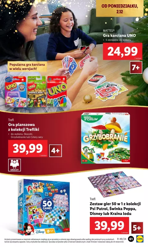 Lidl - gazetka promocyjna Katalog zabawek od soboty 02.11 do wtorku 24.12 - strona 61