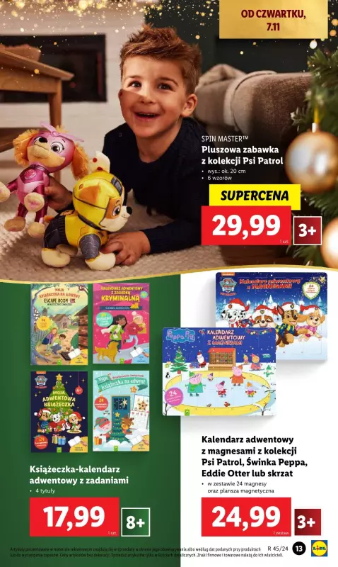 Lidl - gazetka promocyjna Katalog zabawek od soboty 02.11 do wtorku 24.12 - strona 13