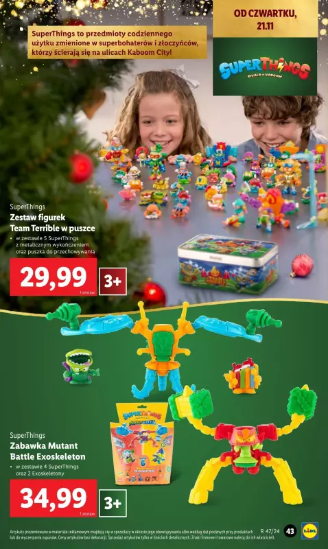 Lidl - gazetka promocyjna Katalog zabawek od soboty 02.11 do wtorku 24.12 - strona 43