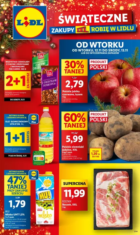 Lidl - gazetka promocyjna Oferta od wtorku od wtorku 12.11 do środy 13.11