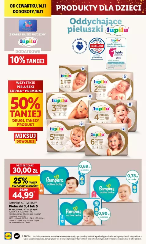 Lidl - gazetka promocyjna Oferta od czwartku od czwartku 14.11 do soboty 16.11 - strona 48