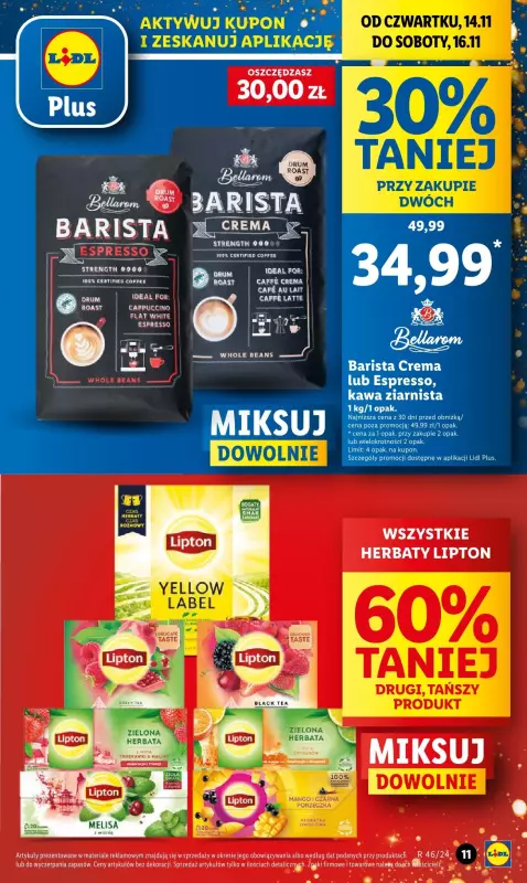 Lidl - gazetka promocyjna Oferta od czwartku od czwartku 14.11 do soboty 16.11 - strona 11