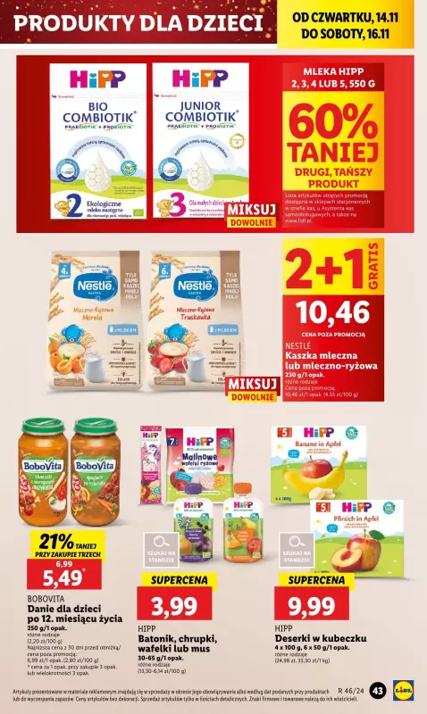 Lidl - gazetka promocyjna Oferta od czwartku od czwartku 14.11 do soboty 16.11 - strona 49