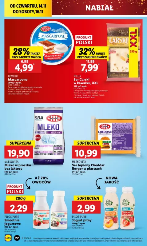 Lidl - gazetka promocyjna Oferta od czwartku od czwartku 14.11 do soboty 16.11 - strona 24