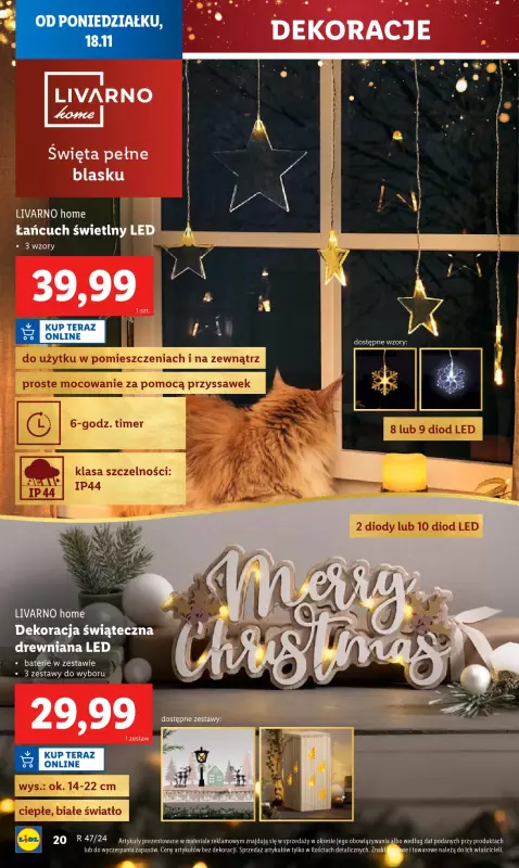 Lidl - gazetka promocyjna Katalog od poniedziałku 18.11 do soboty 23.11 - strona 22