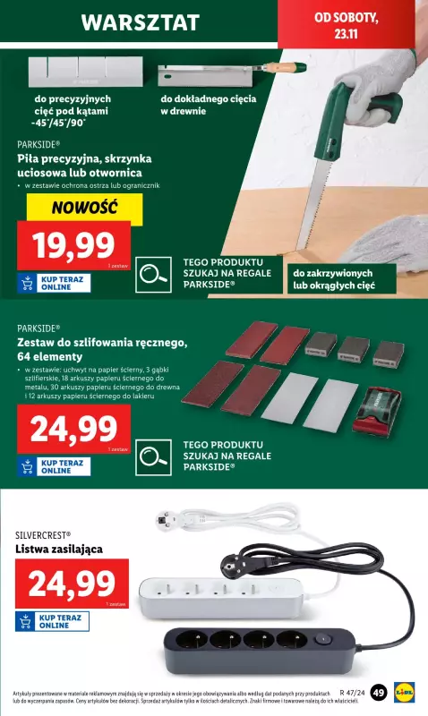 Lidl - gazetka promocyjna Katalog od poniedziałku 18.11 do soboty 23.11 - strona 57