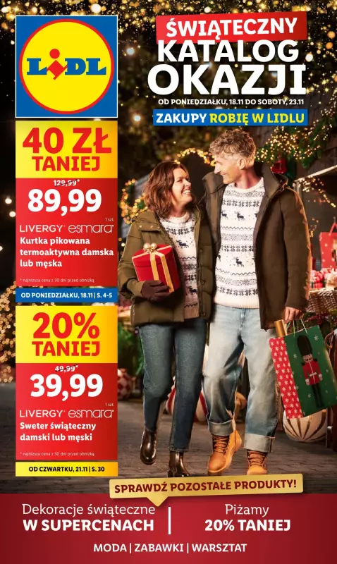 Lidl - gazetka promocyjna Katalog od poniedziałku 18.11 do soboty 23.11