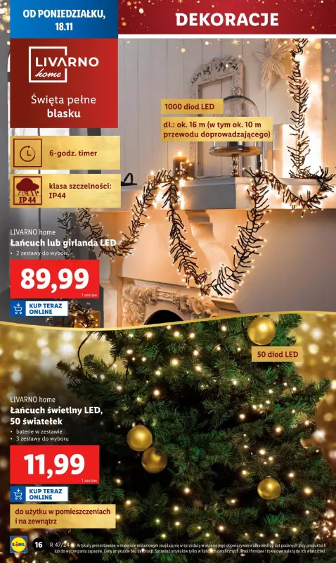 Lidl - gazetka promocyjna Katalog od poniedziałku 18.11 do soboty 23.11 - strona 18