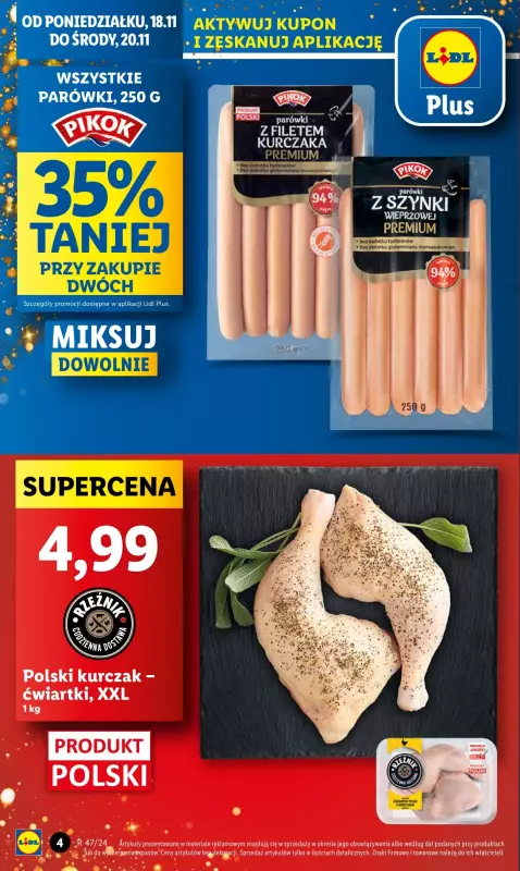 Lidl - gazetka promocyjna Oferta od poniedziałku od poniedziałku 18.11 do środy 20.11 - strona 6