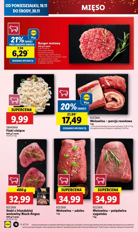 Lidl - gazetka promocyjna Oferta od poniedziałku od poniedziałku 18.11 do środy 20.11 - strona 22