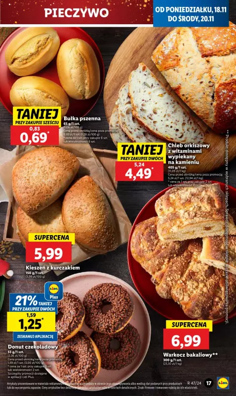 Lidl - gazetka promocyjna Oferta od poniedziałku od poniedziałku 18.11 do środy 20.11 - strona 21