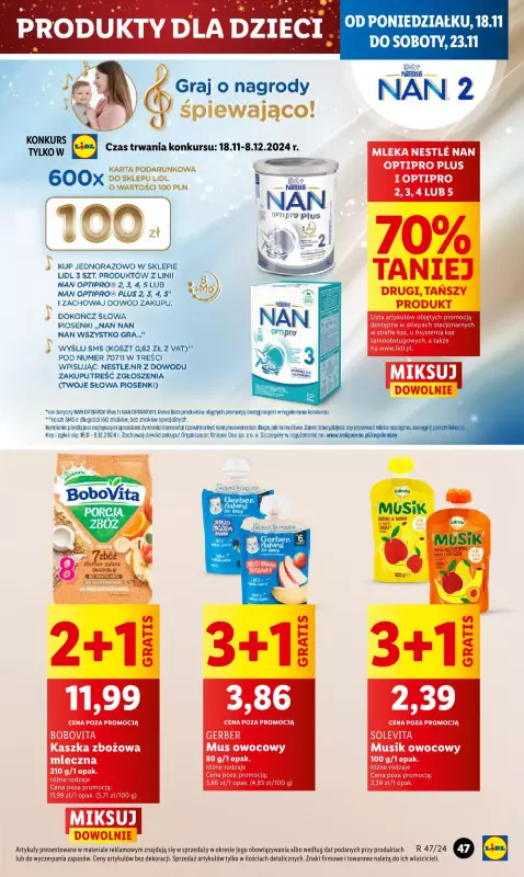 Lidl - gazetka promocyjna Oferta od poniedziałku od poniedziałku 18.11 do środy 20.11 - strona 55