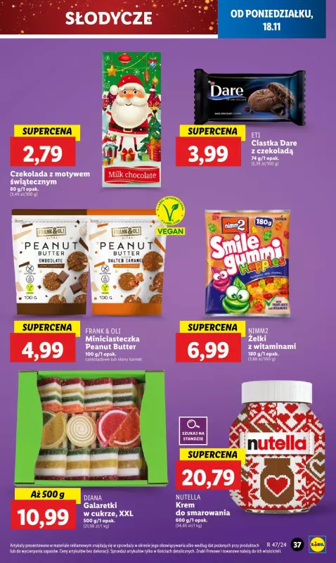 Lidl - gazetka promocyjna Oferta od poniedziałku od poniedziałku 18.11 do środy 20.11 - strona 43