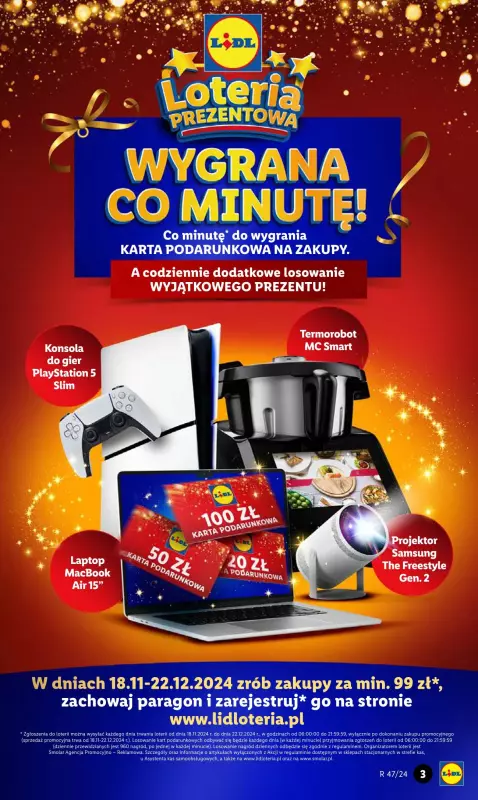 Lidl - gazetka promocyjna Oferta od poniedziałku od poniedziałku 18.11 do środy 20.11 - strona 3