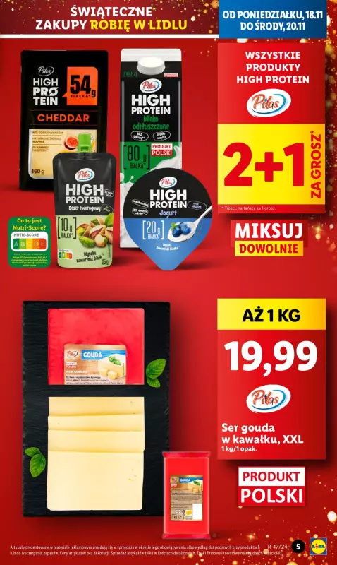 Lidl - gazetka promocyjna Oferta od poniedziałku od poniedziałku 18.11 do środy 20.11 - strona 7