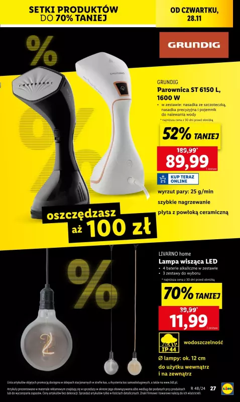 Lidl - gazetka promocyjna Katalog od poniedziałku 25.11 do soboty 30.11 - strona 27