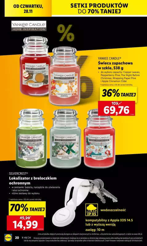 Lidl - gazetka promocyjna Katalog od poniedziałku 25.11 do soboty 30.11 - strona 20