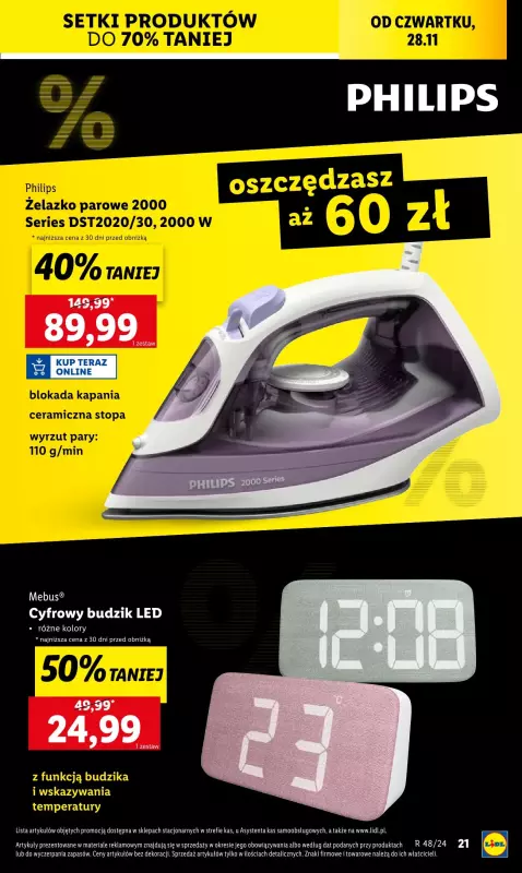 Lidl - gazetka promocyjna Katalog od poniedziałku 25.11 do soboty 30.11 - strona 21