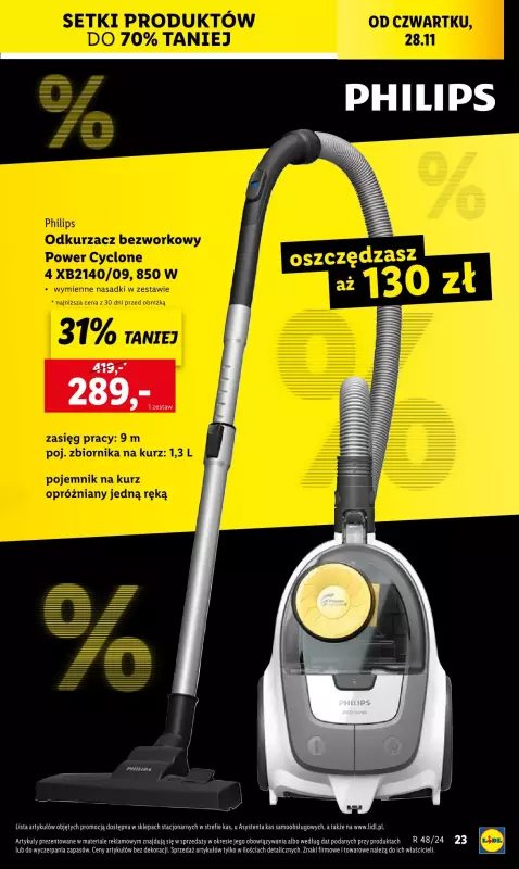 Lidl - gazetka promocyjna Katalog od poniedziałku 25.11 do soboty 30.11 - strona 23