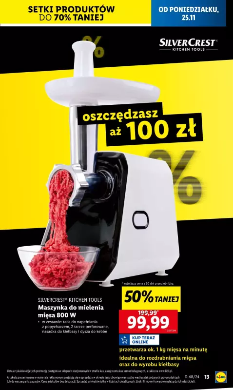 Lidl - gazetka promocyjna Katalog od poniedziałku 25.11 do soboty 30.11 - strona 13