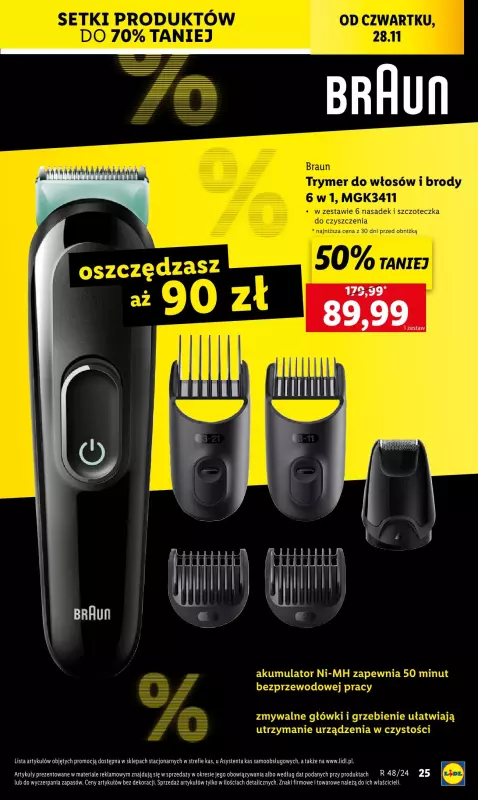 Lidl - gazetka promocyjna Katalog od poniedziałku 25.11 do soboty 30.11 - strona 25