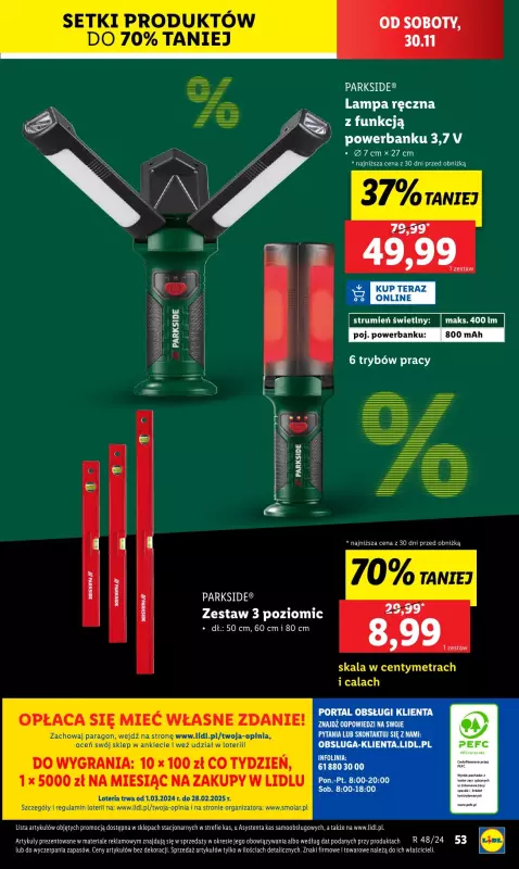 Lidl - gazetka promocyjna Katalog od poniedziałku 25.11 do soboty 30.11 - strona 55