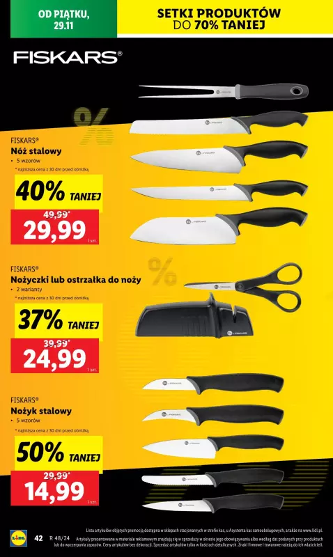 Lidl - gazetka promocyjna Katalog od poniedziałku 25.11 do soboty 30.11 - strona 44