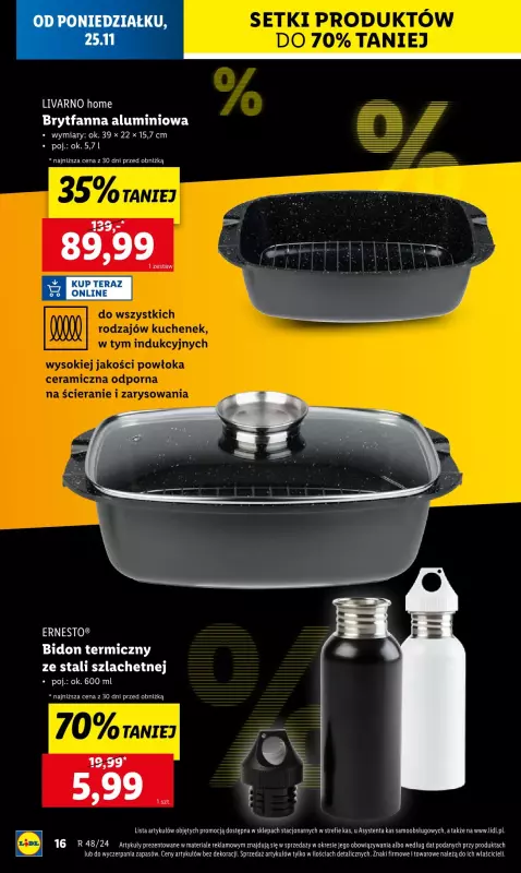 Lidl - gazetka promocyjna Katalog od poniedziałku 25.11 do soboty 30.11 - strona 16