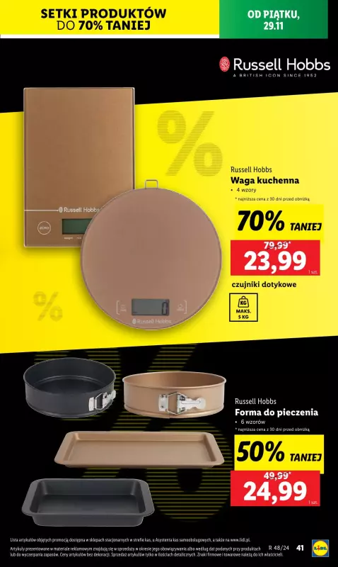 Lidl - gazetka promocyjna Katalog od poniedziałku 25.11 do soboty 30.11 - strona 43