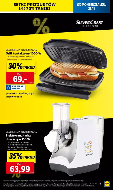 Lidl - gazetka promocyjna Katalog od poniedziałku 25.11 do soboty 30.11 - strona 9