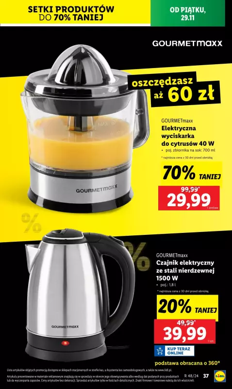 Lidl - gazetka promocyjna Katalog od poniedziałku 25.11 do soboty 30.11 - strona 39