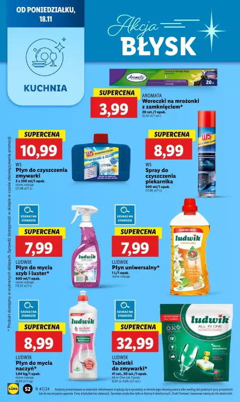 Lidl - gazetka promocyjna Oferta od poniedziałku od poniedziałku 18.11 do środy 20.11 - strona 60