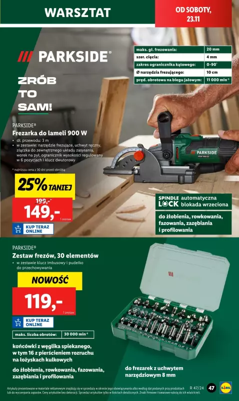 Lidl - gazetka promocyjna Katalog od poniedziałku 18.11 do soboty 23.11 - strona 57