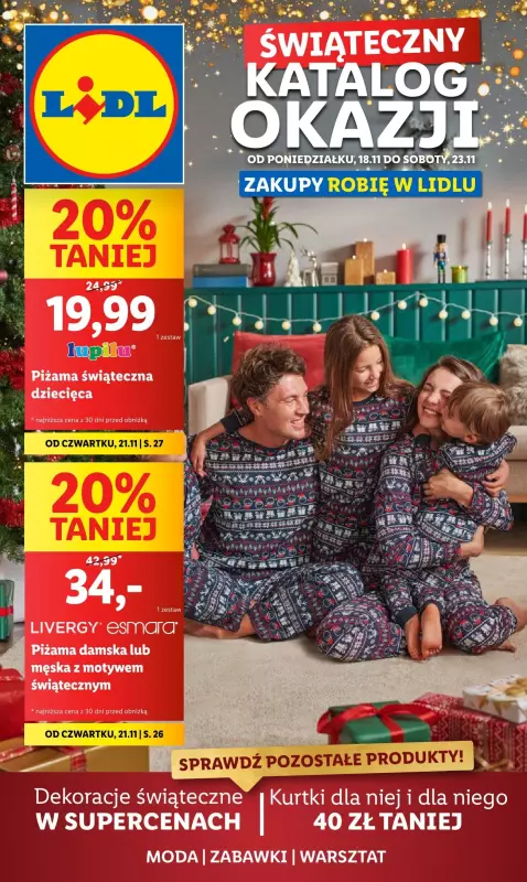 Lidl - gazetka promocyjna Katalog od poniedziałku 18.11 do soboty 23.11