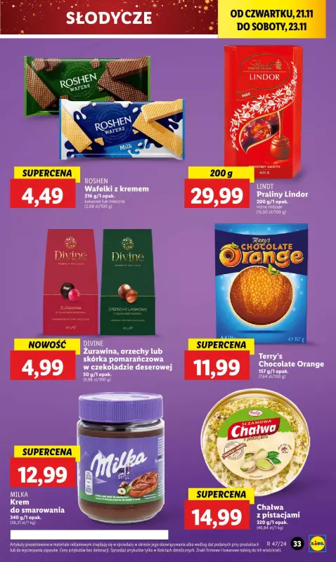 Lidl - gazetka promocyjna Oferta od czwartku od czwartku 21.11 do soboty 23.11 - strona 35