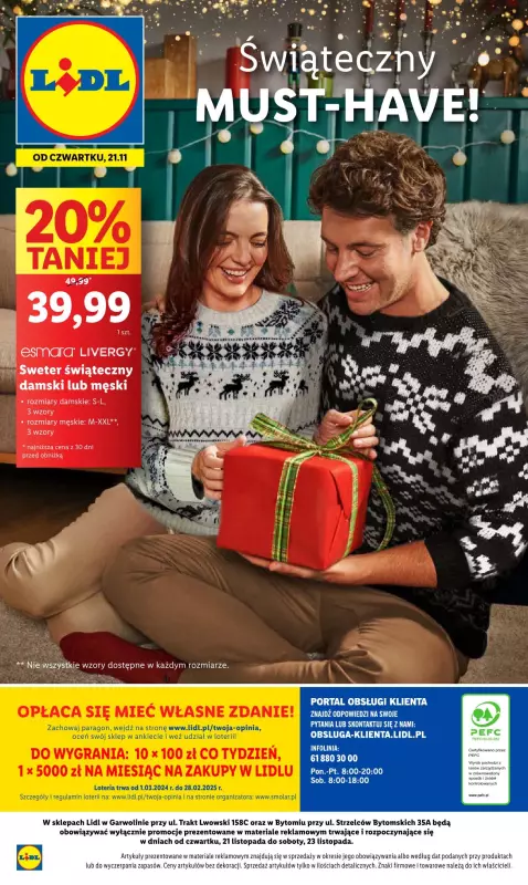 Lidl - gazetka promocyjna Oferta od czwartku od czwartku 21.11 do soboty 23.11 - strona 57