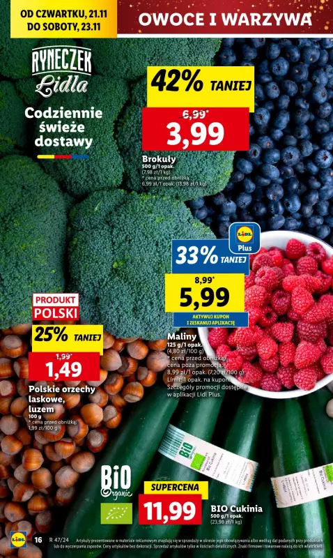 Lidl - gazetka promocyjna Oferta od czwartku od czwartku 21.11 do soboty 23.11 - strona 18