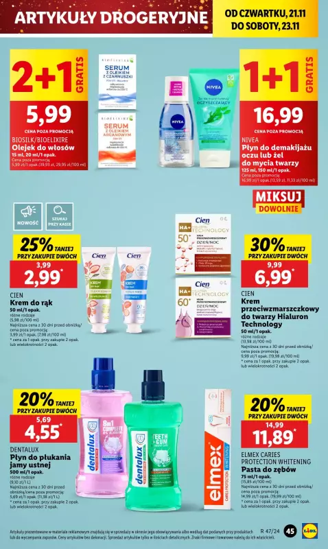 Lidl - gazetka promocyjna Oferta od czwartku od czwartku 21.11 do soboty 23.11 - strona 51