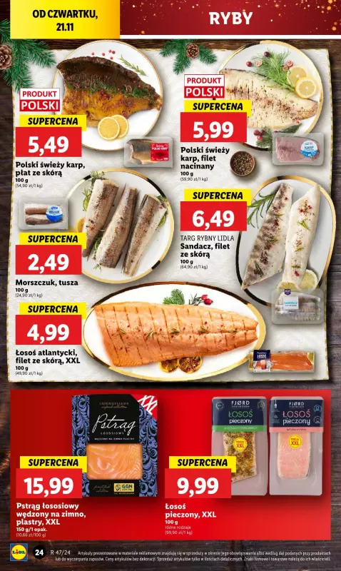 Lidl - gazetka promocyjna Oferta od czwartku od czwartku 21.11 do soboty 23.11 - strona 26